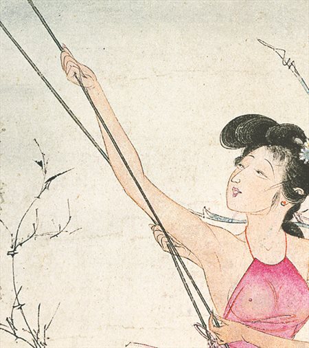 开江县-胡也佛的仕女画和最知名的金瓶梅秘戏图
